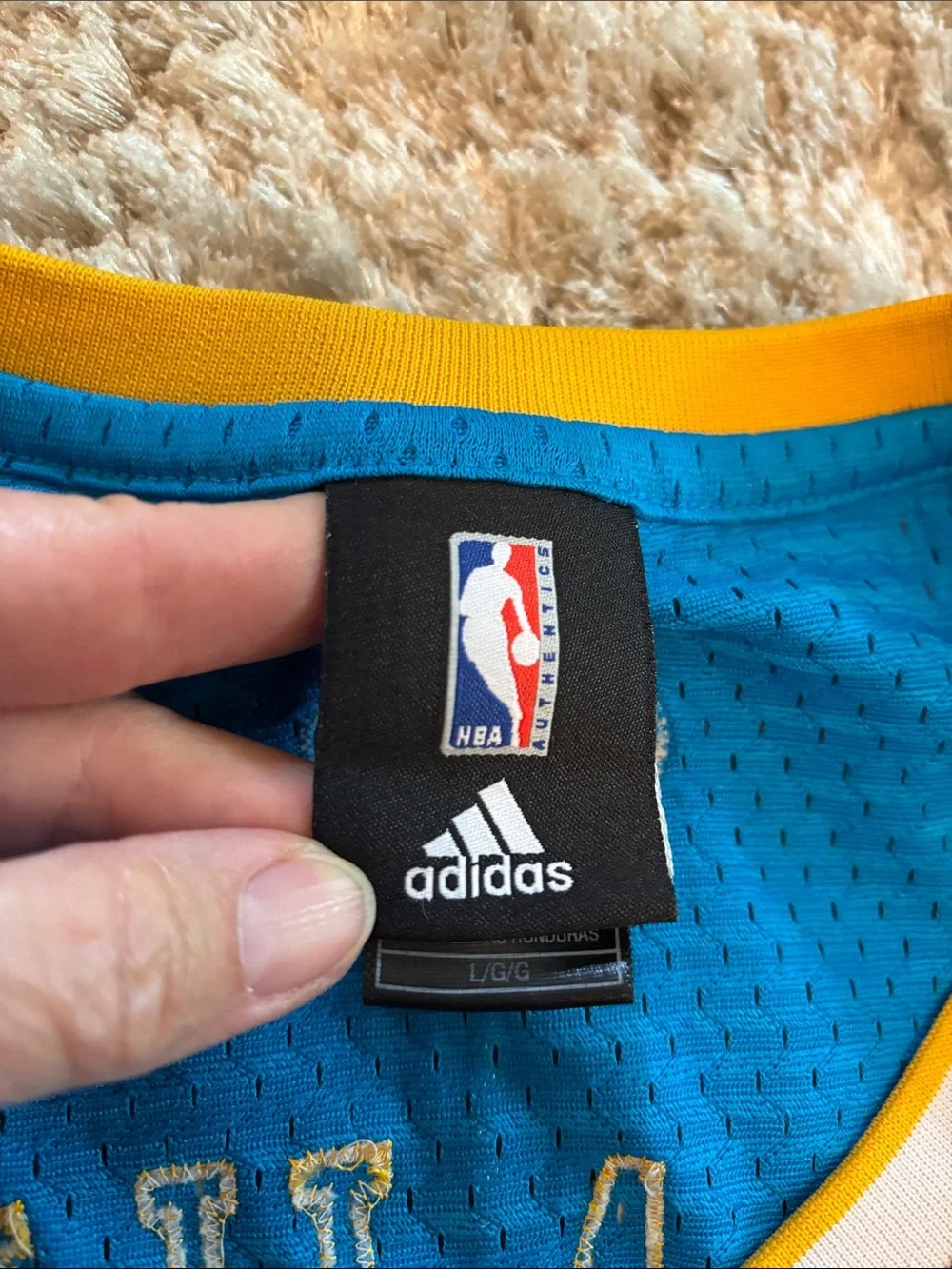 Authentic Chris Paul New Orleans Hornets Vintage Jersey Men's Sz L